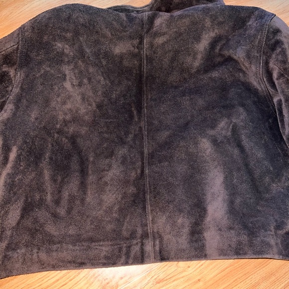 80’s Vintage Jacket   Dark Brown Suede  Small - Picture 8 of 12